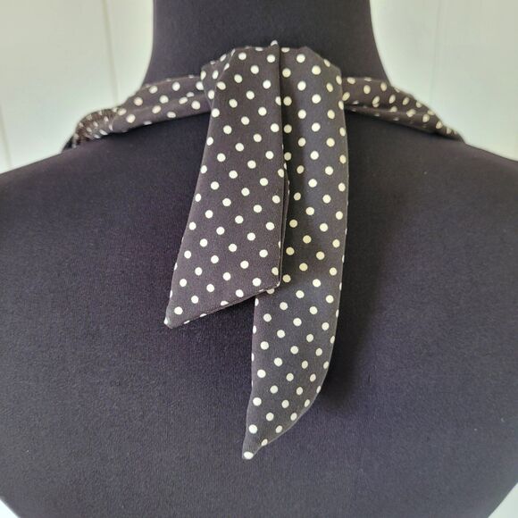 Lands End Swim Tankini Size 16D Green Polka Dot Boho Beach - Picture 5 of 8